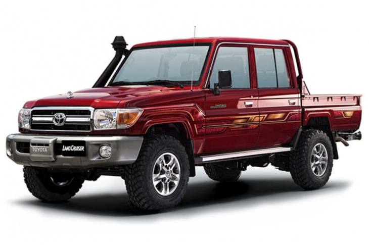 Detalles y especificaciones de Toyota Land Cruiser pickup J11W8-24